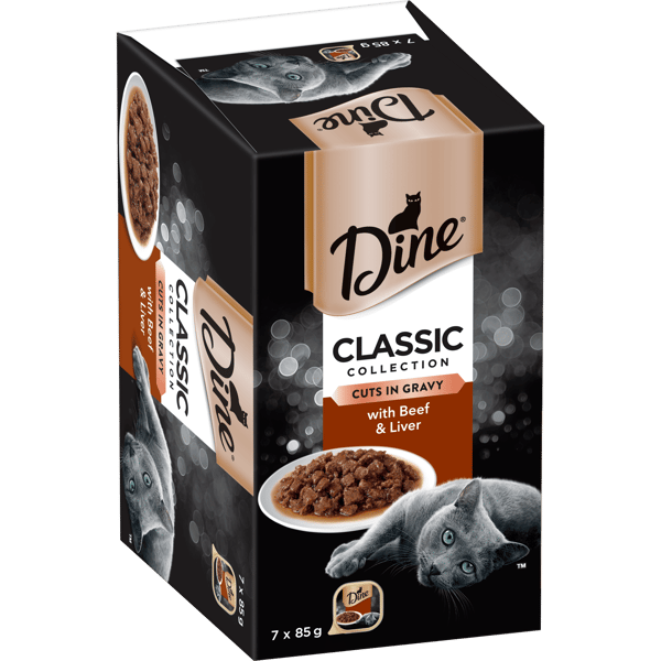 image DINE%20Classic%20Collection%20Cuts%20in%20Gravy%20with%20Beef%20%26%20Liver%207pk-0-min