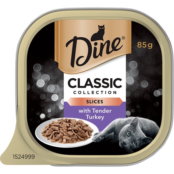 image DINE%20Classic%20Collection%20Slices%20with%20Tender%20Turkey%2085g-0-min