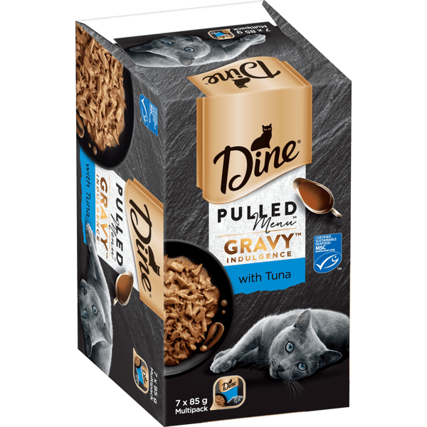 image DINE%20Pulled%20Menu%20Gravy%20Indulgence%20With%20Tuna%207%20X%2085g-0-min