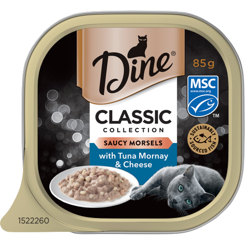 image DINE_Classic_Collection_Saucy_Morsels_with_Tuna_Mornay_Cheese_85g