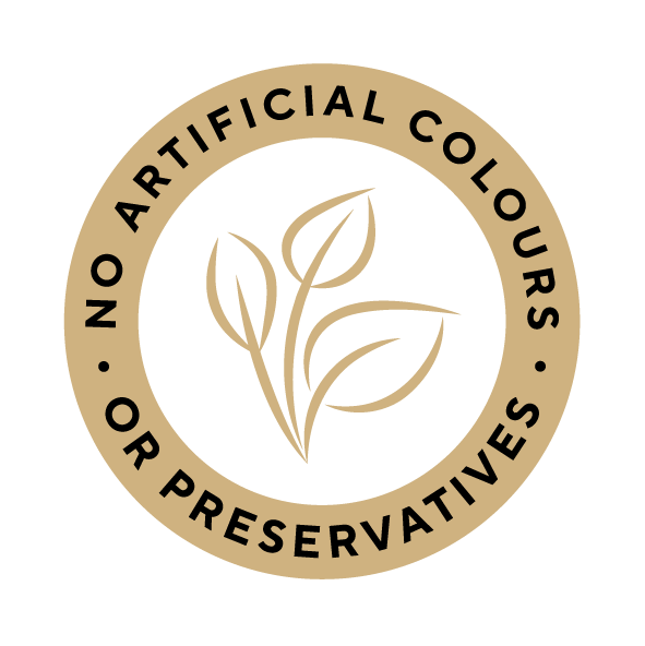No artificial colours or preservatives